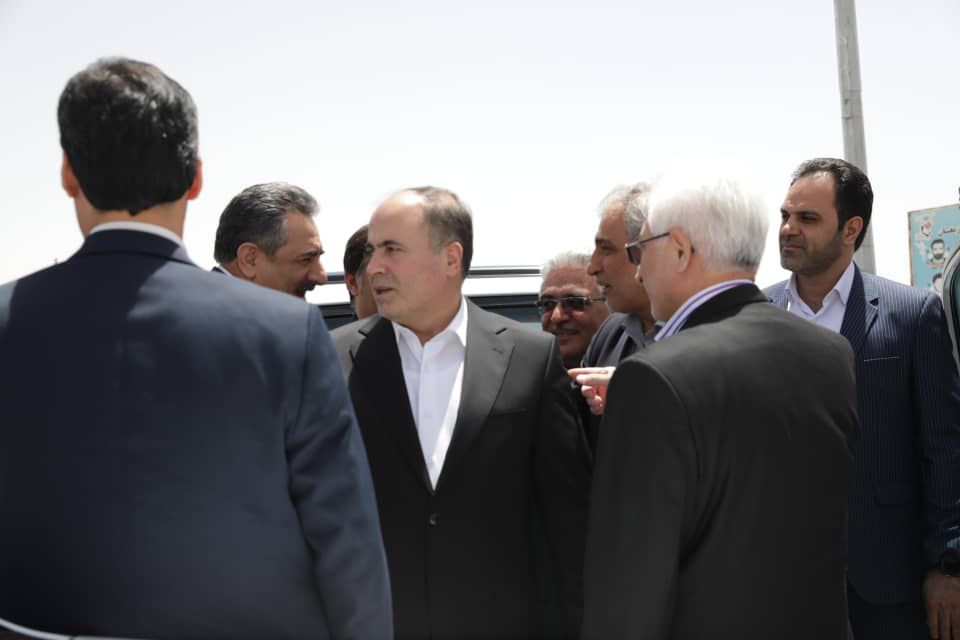 وزیر جهاد کشاورزی وارد اسفراین شد 